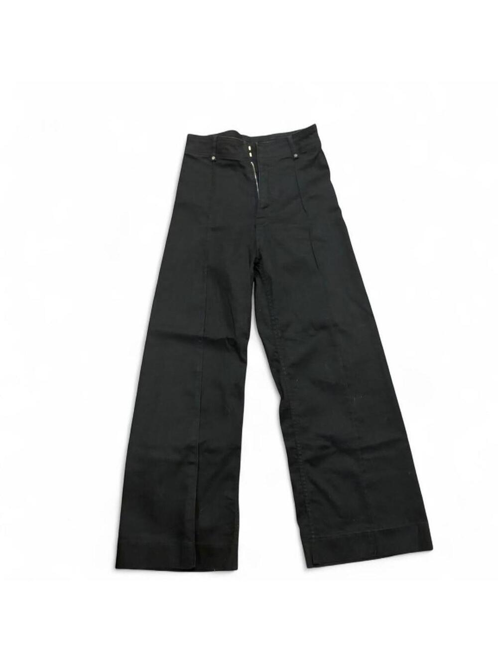 Zara Black Wide-Leg Pants Size 6